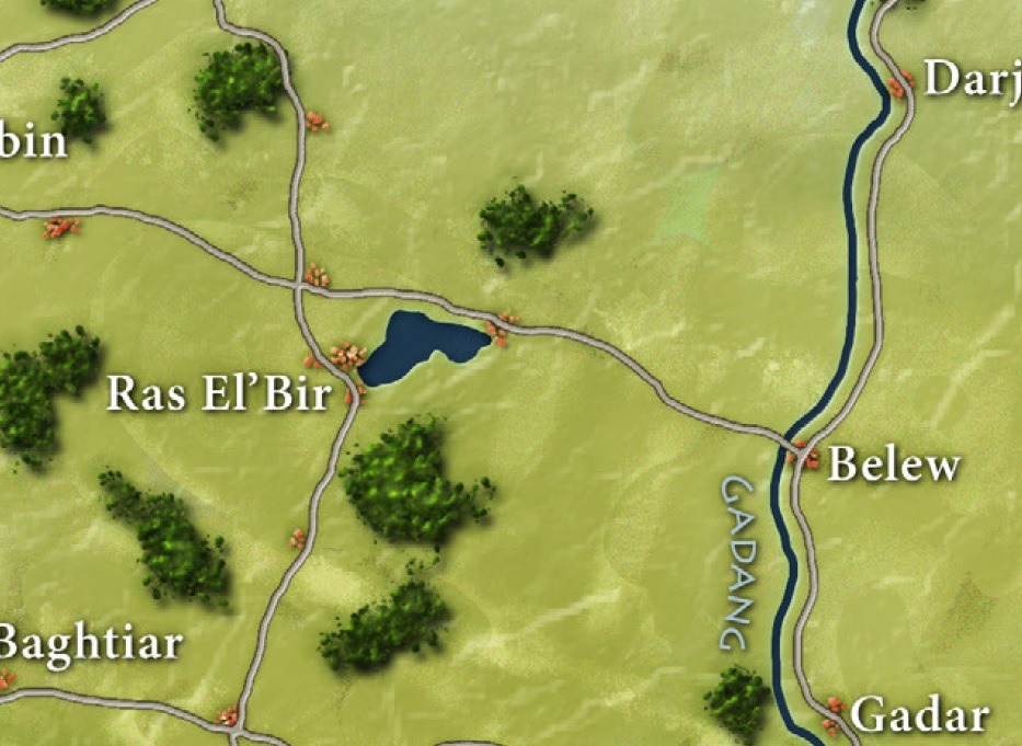 Karte Birustan